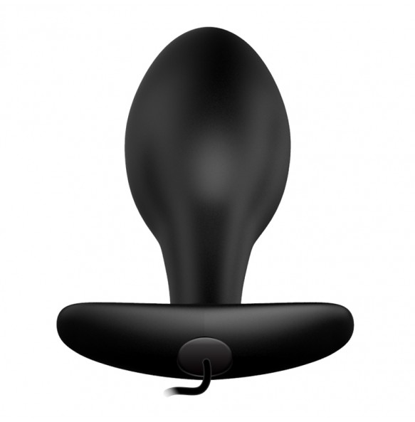 PRETTY LOVE Vibration Anal Pleasure Butt Plug (Black)